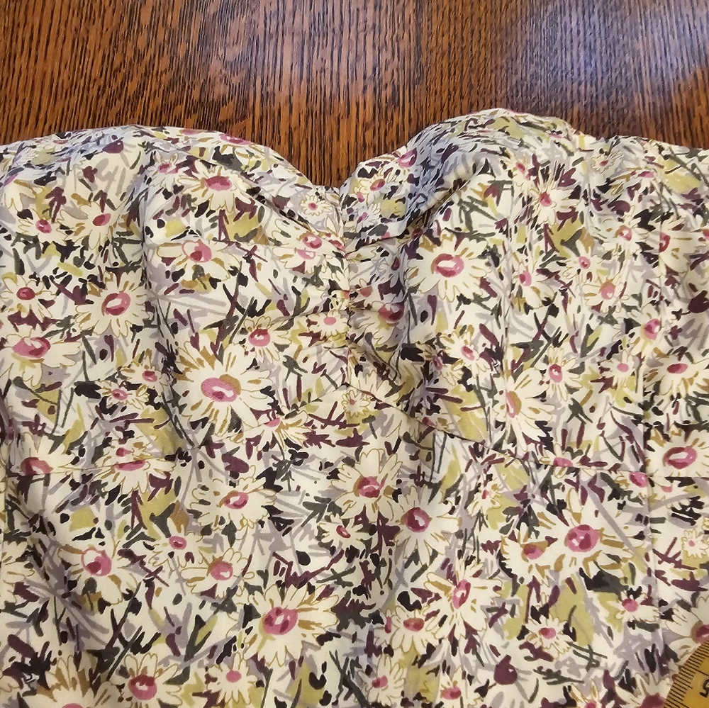 J. Crew Strapless Floral Tiered Mini Dress - Picture 11 of 13
